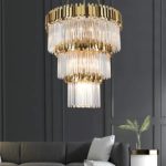 27xE14 Supreme Large Chandelier Gold&Crystal KLCH-6002/27