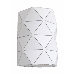 2XE14 LaserCut Metal Cylinder Wall Light G-KLW-821/WH