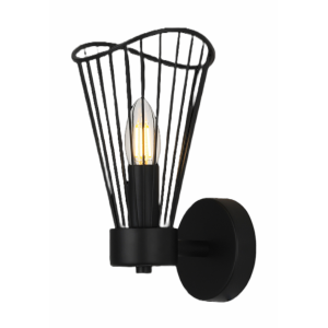 E14 Sensu Wall Light T-KLW-154-1/BL