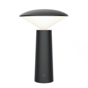 Rechargeble Mini LED Table Lamp with Touch Control Switch & USB Charging Cable TL655 BLACK