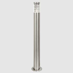 Stainless Steel Bollard with Clear Polycarbonate Cover L605 STAINLESS