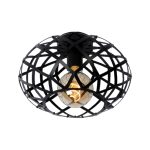 1xE27 Nest Ceiling fitting Black