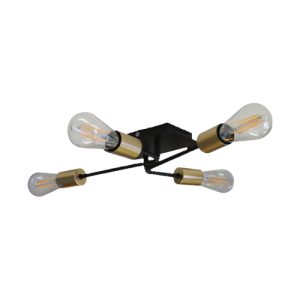 4xE27 Traverse Ceiling Fitting BL&SG