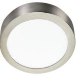 24W LED Satin Chrome with Pc Cover Ceiling Fitting