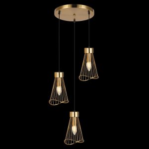 3 x E14 Sensu Cluster  Gold
