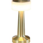2W LED Golden Beacon Rechargeable Table Lamp