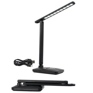 Multi-functional Rechargeable Folding Desk Lamp with Touch Switch and USB Cable