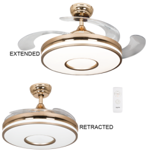 Metal with 4 Retractable ABS Blades