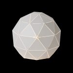 E27 LaserCut Metal Ball Table Lamp