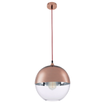 Copper Pendant with Glass