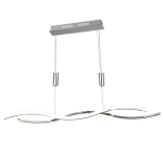 27W LED Polished Chrome and Acrylic Pendant