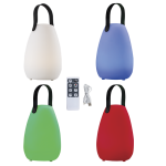 Outdoor Colour Changing Rechargeable Lamp with Remote Control and USB Charging Cable