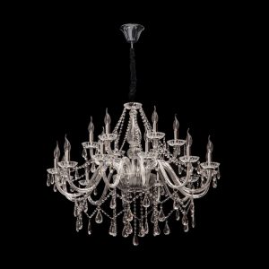 E14 18 Arm Crystal Chandelier