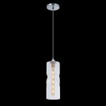 Clear Twisted Glass Pendant