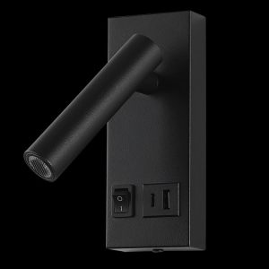 2W LED Reading Light with USB & USB-C Port