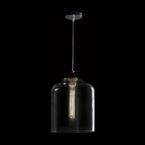 E27 Bell Jar Glass Pendant