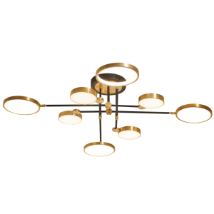 8 Light LED Metal Ceiling Fitting