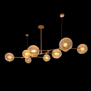 8 Light Molecule Horizontal Pendant
