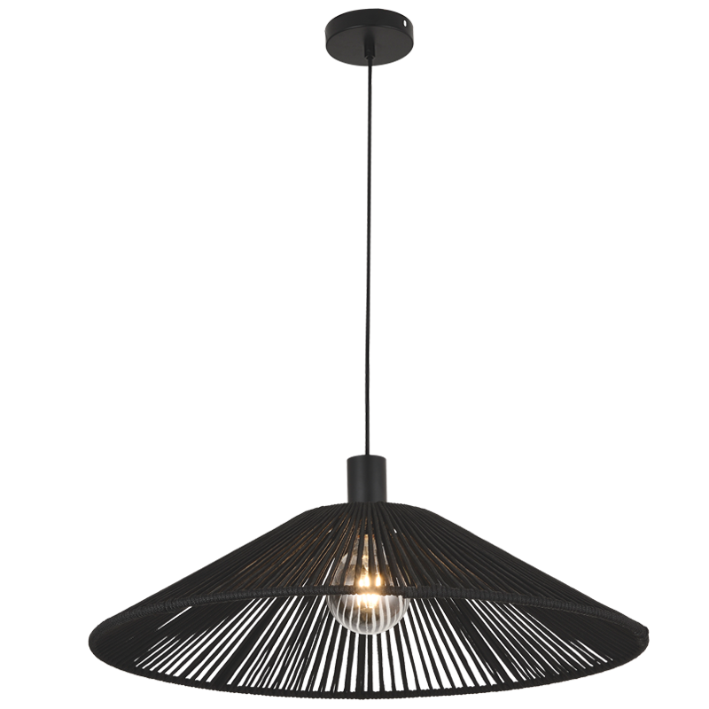 Metal and Nylon Rope Pendant - Image 2