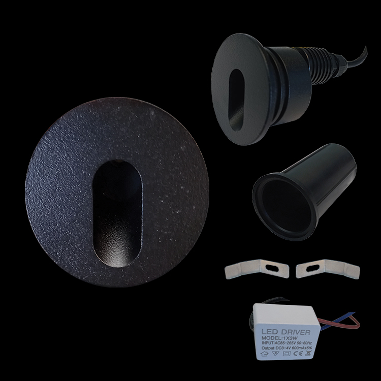 LED SMD Round Recessed Step Light