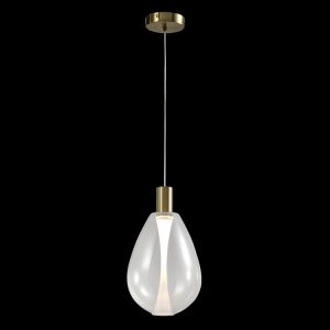 LED Medium Balloon Glass Pendant