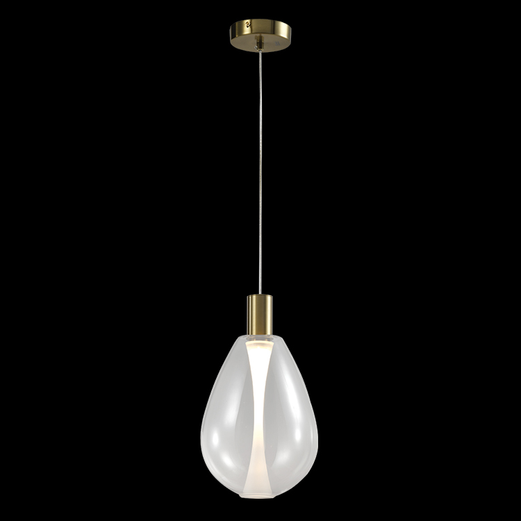 LED Medium Balloon Glass Pendant