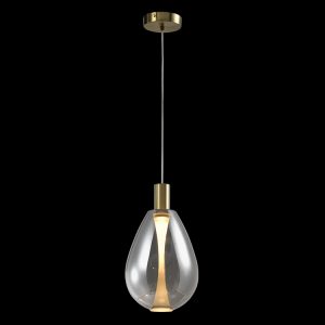 LED Medium Balloon Glass Pendant