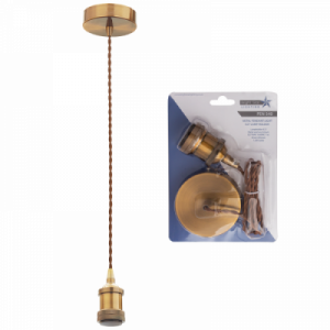 Brown Bronze Cord Pendant Blister Pack