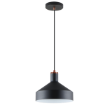 Sand Black and Copper Metal Pendant