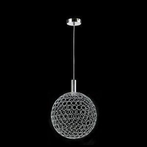 LED Large Round Metal Ring Pendant