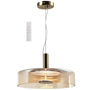 24W LED REMOTE GLASS PENDANT